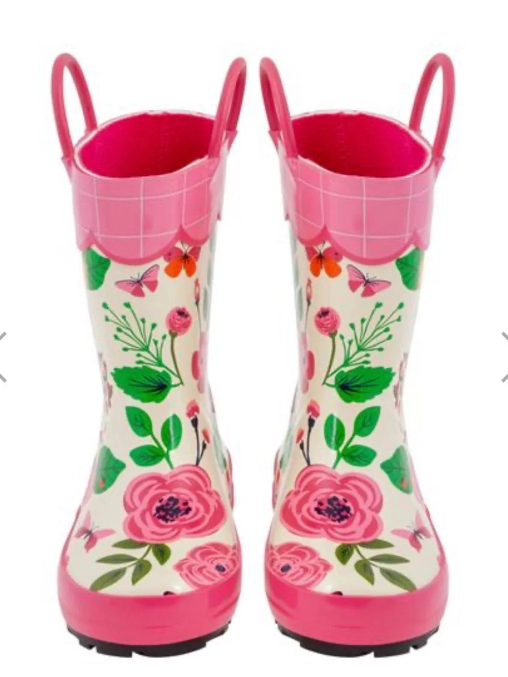 Stephen Joseph Girls Pink Floral boots